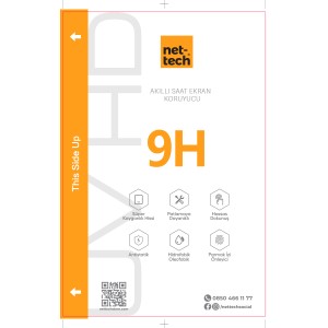 Nettech Uyumlu Ön Koruma Saat Şeffaf Kesme Nano Ekran Koruyucu (Şeffaf) NT-96993