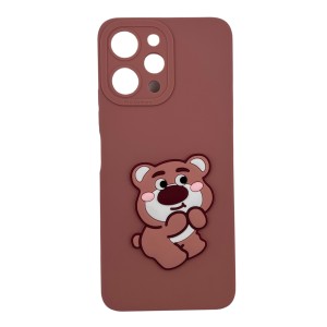 Nettech Xiaomi Redmi 12 Uyumlu Maskot Seri Arka Koruma Kılıf (Pembe) NT-109816