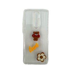 Nettech Xiaomi Redmi Note 8 Pro Uyumlu Maskot Seri Arka Koruma Kılıf (Şeffaf) NT-106184