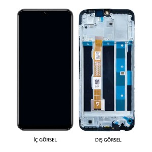Teknonet Vivo Y16 Uyumlu Org Lcd+Dokunmatik+Çıtalı (Siyah) NT-110167