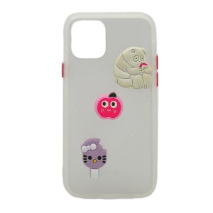 Nettech Apple iPhone 11 Pro Max Uyumlu Maskot Seri Arka Koruma Kılıf (Şeffaf) NT-106278