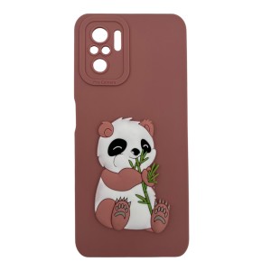 Nettech Xiaomi Redmi Note 10 Uyumlu Maskot Seri Arka Koruma Kılıf (Pembe) NT-109842