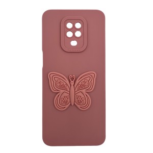 Nettech Xiaomi Redmi Note 9s Uyumlu Maskot Seri Arka Koruma Kılıf (Pembe) NT-109840