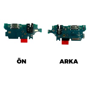Teknonet Samsung Galaxy A15 Uyumlu Bordlu Şarj - Kulaklık Soketi (Yeşil) NT-110195