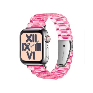 Nettech Apple Watch Series 41 mm Uyumlu Kasa Korumalı Kordon (Mor) NT-110282