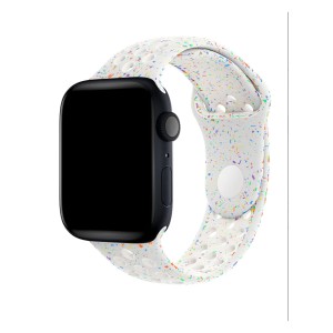 Nettech Apple Watch Seri 42/44 mm Uyumlu Silikon Kordon (Krem) NT-110218