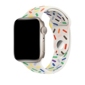 Nettech Apple Watch Seri 42/44 mm Uyumlu Silikon Kordon (Karışık Renk) NT-110220