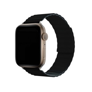 Nettech Apple Watch Ultra 49 mm Uyumlu Silikon Kordon (Siyah) NT-110270