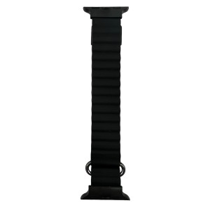 Nettech Apple Watch Series 41 mm Uyumlu Deri Kordon (Siyah) NT-110238