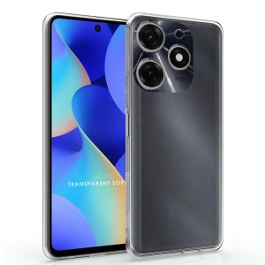 Nettech Tecno Spark 20 Pro Uyumlu Lüx Seri Kamera Korumalı Arka Koruma Kılıf (Şeffaf) NT-110389