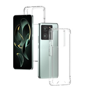 Nettech Xiaomi Mi 13T Pro Uyumlu Lüx Seri Kamera Korumalı Arka Koruma Kılıf (Şeffaf) NT-110384