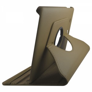 Nettech Samsung Galaxy T560 Tab E 9.6 Uyumlu 360 Kapaklı Kılıf (Gold) VR-4253