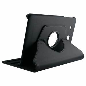 Nettech Samsung Galaxy T560 Tab E 9.6 Uyumlu 360 Kapaklı Kılıf (Siyah) VR-4256