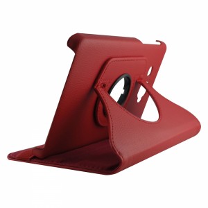 Nettech Samsung Galaxy T280 Tab A6 Uyumlu 360 Kapaklı Kılıf (Kırmızı) VR-4268