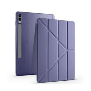 Nettech Samsung Galaxy Tab S9 Uyumlu Premium Smart 360 Kalem Yuvalı Kapaklı Kılıf (Mor) NT-110682