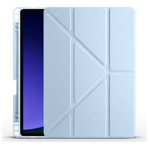 Nettech Samsung Galaxy Tab S9 Uyumlu Premium Smart 360 Kalem Yuvalı Kapaklı Kılıf (Mavi) NT-110683