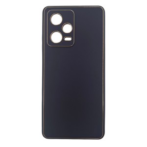 Nettech Xiaomi Redmi Note 12 Pro Plus Uyumlu Coco Leather Seri Arka Koruma Kılıf (Derin Mor) NT-106697