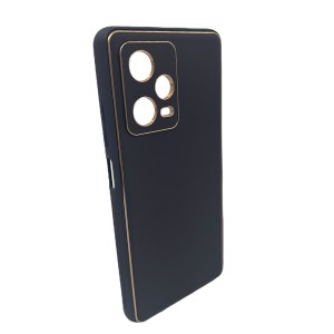 Nettech Xiaomi Redmi Note 12 Pro Plus Uyumlu Coco Leather Seri Arka Koruma Kılıf (Derin Mor) NT-106697