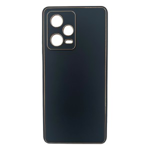 Nettech Xiaomi Redmi Note 12 Pro Plus Uyumlu Coco Leather Seri Arka Koruma Kılıf (Siyah) NT-106694