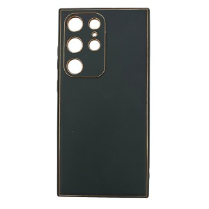 Nettech Samsung Galaxy S24 Ultra Uyumlu Coco Leather Seri Arka Koruma Kılıf (Yeşil) NT-106693