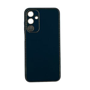Nettech Samsung Galaxy A25 Uyumlu Coco Leather Seri Arka Koruma Kılıf (Lacivert) NT-106665