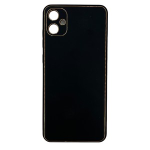 Nettech Samsung Galaxy A05 Uyumlu Coco Leather Seri Arka Koruma Kılıf (Derin Mor) NT-106651