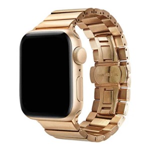 Nettech Apple Watch Ultra 49 mm Uyumlu Metal Kordon (Rose Gold) NT-110271