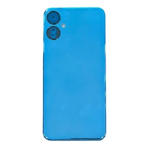 Teknonet Tecno Spark 9T Uyumlu Kamera Camlı Batarya Kapağı (Mavi) NT-110919