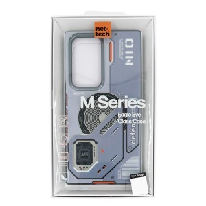 Nettech Samsung Galaxy S24 Uyumlu NT-N043 Desenli Seri Arka Koruma Kılıf (Gri) NT-108405
