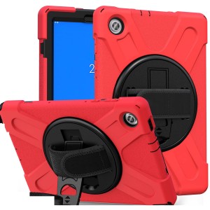 Nettech Lenovo Tab M10 Hd (2.nesil) TB-X306F Uyumlu Sport Seri Arka Koruma (Kırmızı) NT-105974