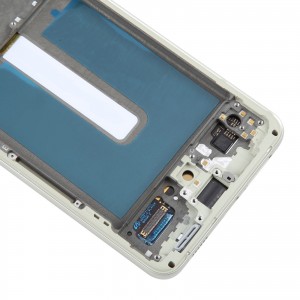 Teknonet Samsung Galaxy S21 FE Uyumlu Org Lcd+Dokunmatik+Çıtalı (Yeşil) NT-111033