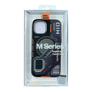 Nettech Apple iPhone 12 Uyumlu NT-N043 Desenli Seri Arka Koruma Kılıf (Siyah) NT-108367