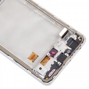 Teknonet Samsung Galaxy A72 Uyumlu Org Lcd+Dokunmatik+Çıtalı (Beyaz) NT-111028