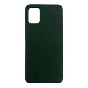 Nettech Samsung Galaxy A51 Uyumlu Nano Arka Koruma Kılıf (Koyu Yeşil) VR-20612