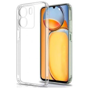 Nettech Xiaomi Redmi 13C Uyumlu Lüx Seri Kamera Korumalı Arka Koruma Kılıf (Şeffaf) NT-106721