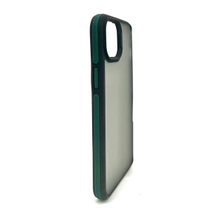 Nettech Apple iPhone 12 Uyumlu NT-N049 Buzlu Seri Arka Koruma Kılıf (Koyu Yeşil) NT-108994