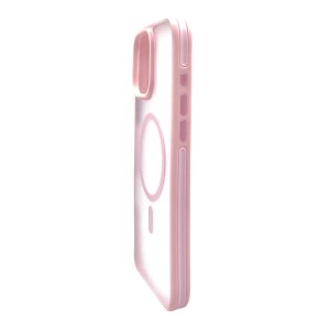 Nettech Apple iPhone 16 Plus Uyumlu NT-N057 Şeffaf Seri Arka Koruma Kılıf (Pembe) NT-111008