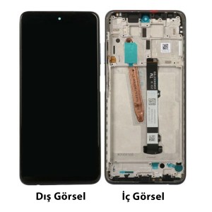 Teknonet Xiaomi Poco X3 Uyumlu Org Lcd+Dokunmatik+Çıtalı (Siyah) NT-111258