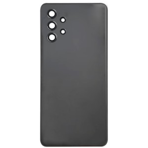 Teknonet Samsung Galaxy A32 Uyumlu Kamera Camlı Batarya Kapağı (Siyah) NT-111336