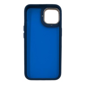 Nettech Apple iPhone 14 Uyumlu NT-N027 Taşlı Seri Arka Koruma Kılıf (Mavi Koyu) NT-106901