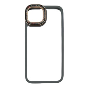 Nettech Apple iPhone 14 Plus Uyumlu NT-N027 Diamond Arka Koruma Kılıf (Gri) NT-106952