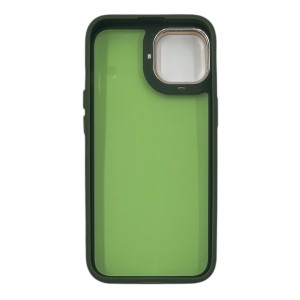 Nettech Apple iPhone 12 Uyumlu NT-N027 Taşlı Seri Arka Koruma Kılıf (Yeşil) NT-106878