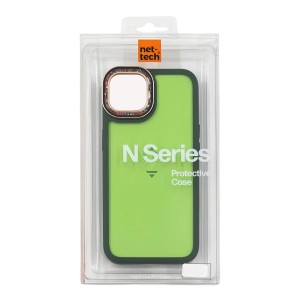 Nettech Apple iPhone 12 Uyumlu NT-N027 Taşlı Seri Arka Koruma Kılıf (Yeşil) NT-106878