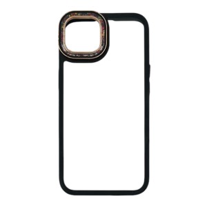 Nettech Apple iPhone 15 Uyumlu NT-N027 Diamond Arka Koruma Kılıf (Siyah) NT-106932