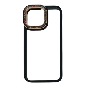 Nettech Apple iPhone 15 Pro Max Uyumlu NT-N027 Diamond Arka Koruma Kılıf (Siyah) NT-106949