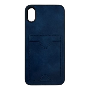Nettech Apple iPhone 6 Plus Uyumlu NT-N028 Deri Kartlık Arka Koruma Kılıf (Lacivert) NT-107063