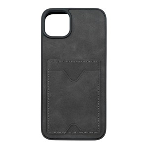Nettech Apple iPhone 11 Pro Max Uyumlu NT-N028 Deri Kartlık Arka Koruma Kılıf (Gri) NT-107094
