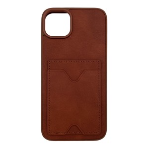 Nettech Apple iPhone 11 Pro Max Uyumlu NT-N028 Deri Kartlık Arka Koruma Kılıf (Kahverengi) NT-107092