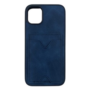 Nettech Apple iPhone 11 Uyumlu NT-N028 Deri Kartlık Arka Koruma Kılıf (Lacivert) NT-107083