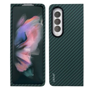 Nettech Samsung Galaxy Z Fold 4 Uyumlu Karbon Seri Arka Koruma Kılıf (Yeşil) NT-111522